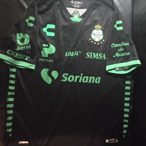 Charly Santos Laguna Away 20 - 21 Men's Jersey Green-Black Men's Size XL